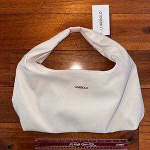 LUXEBOLD White/Cream Women's Bag with tags